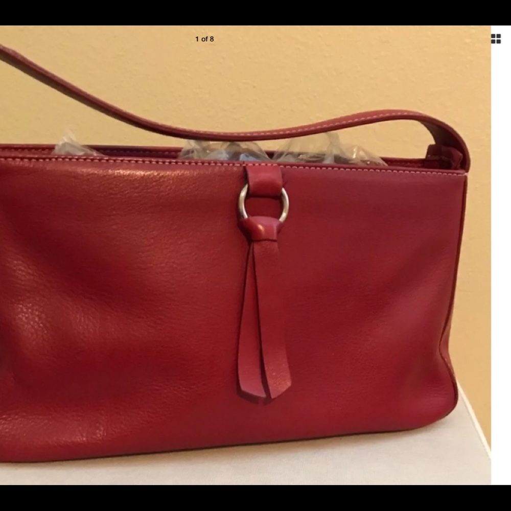 Red Leather Handbag